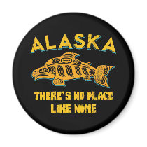 Alaska: There's no place like Nome magnets by strk3 Alaska: There's no place like Nome magnets