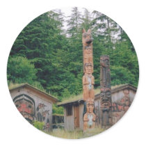 Alaska Totem Poles stickers