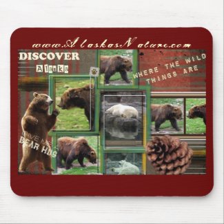 Alaska-Where the wild things are mousepad