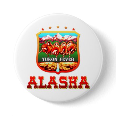 Alaska Yukon Pinback Button by artboook
