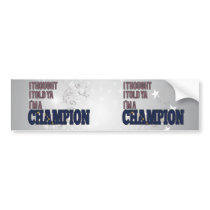 Alaskan and a Champion Bumper Stickers