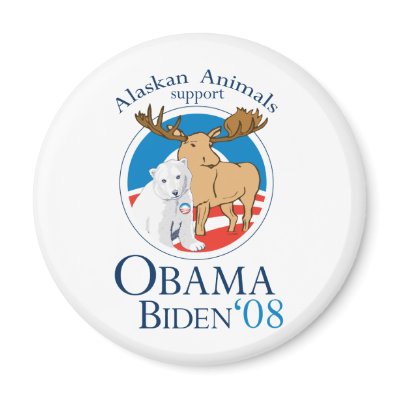 Alaskan Animals for Obama Magnet by eventfulcards