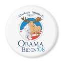 Alaskan Animals for Obama Magnet