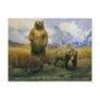 alaskan brown bear post card