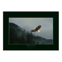 ALASKAN DAWN Art Poster posters by RavenSpiritPrints ALASKAN DAWN Art Poster posters