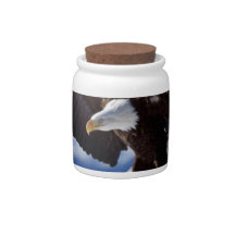 Alaskan Eagle In Flight Candy Jars