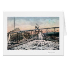 Alaskan Gold Mining Operation Sluice Box Cards