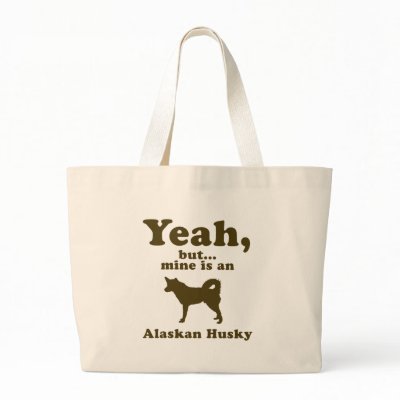 Alaskan Husky Canvas Bags by Pawdboy