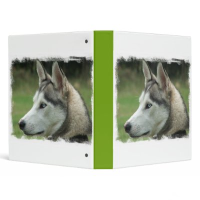 Alaskan Husky Binder by DogPoundGifts