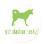 Alaskan Husky Stickers