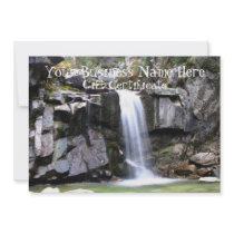 Alaskan Jungle Waterfall; Gift Certificate Custom Invites