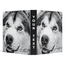 ALASKAN MALAMUTE VINYL BINDER