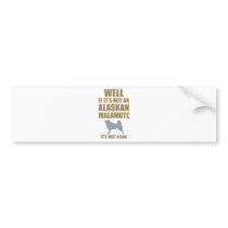 Alaskan Malamute bumper stickers