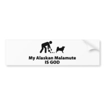 Alaskan Malamute bumper stickers