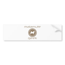Alaskan Malamute bumper stickers
