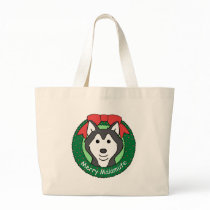 Alaskan Malamute Christmas bags by dogcartoons Alaskan Malamute Christmas bags