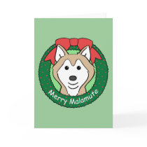 Alaskan Malamute Christmas cards by dogcartoons Alaskan Malamute Christmas cards