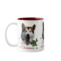 Alaskan Malamute Christmas Gifts mugs