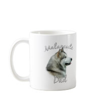 Alaskan Malamute Dad 2 Coffee Mugs