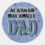 Alaskan Malamute DAD Stickers