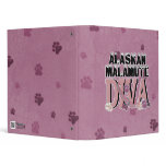 Alaskan Malamute DIVA Vinyl Binders