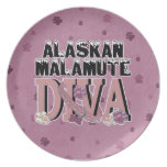 Alaskan Malamute DIVA Plate