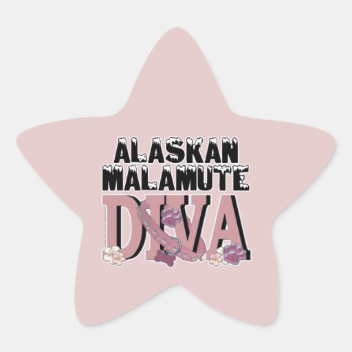 Alaskan Malamute DIVA Sticker