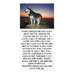 Alaskan Malamute Dog at Sunset photo cards