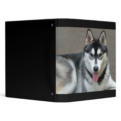 Alaskan Malamute Dog Binder by ironydesignphotos