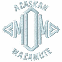 Alaskan Malamute Dog Mom embroidered shirts