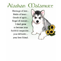 Alaskan Malamute Gifts t-shirts