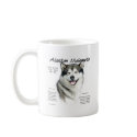 Alaskan Malamute History Design mugs by GreyWolfCreation Alaskan Malamute History Design mugs