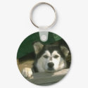 Alaskan Malamute Keychain