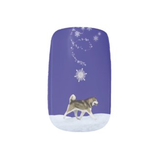 Alaskan Malamute Minx Nail Decals Minx® Nail Wraps