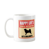 Alaskan Malamute mugs