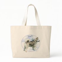 Alaskan Malamute Noel bags by GreyWolfCreation Alaskan Malamute Noel bags