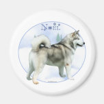 Alaskan Malamute Noel - Magnet