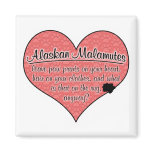 Alaskan Malamute Paw Prints Dog Humor Refrigerator Magnets