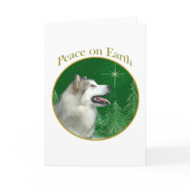 Alaskan Malamute Peace cards