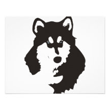 Alaskan Malamute Personalized Invitation