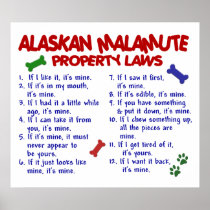 ALASKAN MALAMUTE PL2 POSTERS