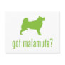 Alaskan Malamute Post Card