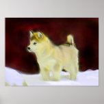 Alaskan Malamute poster