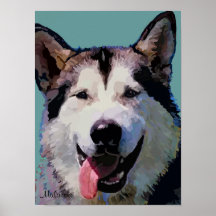 Alaskan Malamute  Poster