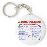 ALASKAN MALAMUTE Property Laws 2 Key Chains