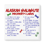 ALASKAN MALAMUTE Property Laws 2 Magnets