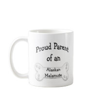 Alaskan Malamute Proud Parent mugs