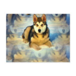 Alaskan Malamute Puppies Postcard