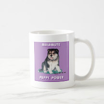 ALASKAN MALAMUTE PUPPY POWER MUG