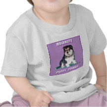 ALASKAN MALAMUTE PUPPY POWER T SHIRTS
